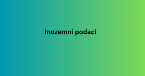 Inozemni podaci