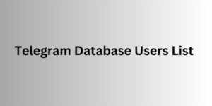 telegram database users list