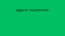 jagorar musamman