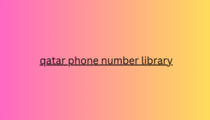 qatar phone number library