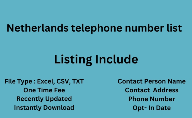 Netherlands telephone number list