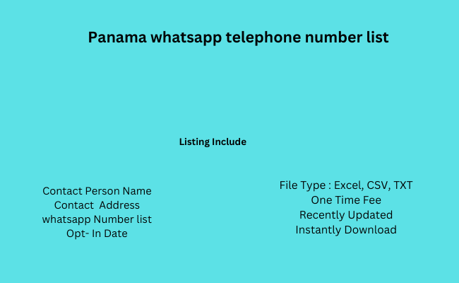 Panama whatsapp telephone number list